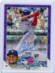 2023 Topps Chrome Purple Speckle Rookie Auto #RA-GMO Gabriel Moreno #288/299