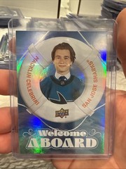 2024 Upper Deck Series 2 Welcome Aboard Macklin Celebrini #WA-8 Rookie RC