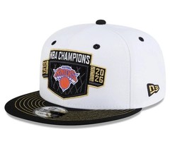 NWT Knicks 2026 Champions Basketball Snapback Hat White Black Cap Fan Gift
