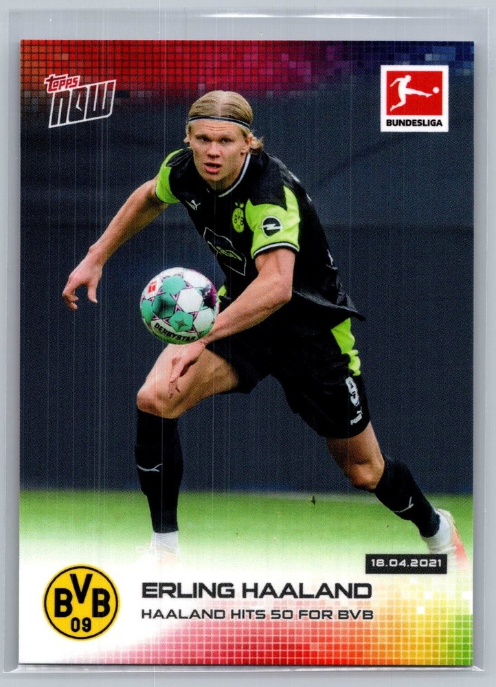 2020-21 Topps Now Bundesliga- English #172 Erling Haaland
