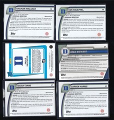 NCAA Basketball lot Duke Blue Devils alumni team set multiple players #2196B