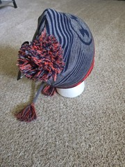 Under Armour Performance Auburn Tigers Cold Gear Ear Flap Knit Beanie Pom Pom
