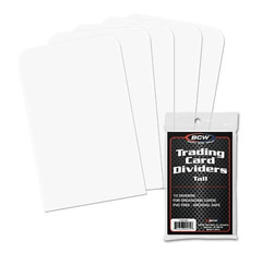 10 BCW Tall Trading Card Dividers – read description for shipping.