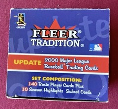 2000 FLEER TRADITION UPDATE SET 1-150 Original Box 1 In 80 FOR MICKEY MANTLE
