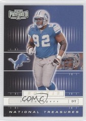 2001 Playoff Preferred National Treasures Silver /275 Shaun Rogers Rookie RC 9b4