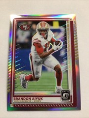 2025 Panini Donruss Optic – Brandon Aiyuk #168 Holo Prizm