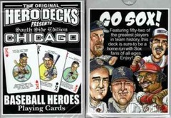 CHICAGO WHITE SOX Hero Decks Caricature 52 Playing Cards Parody art Unique Gift