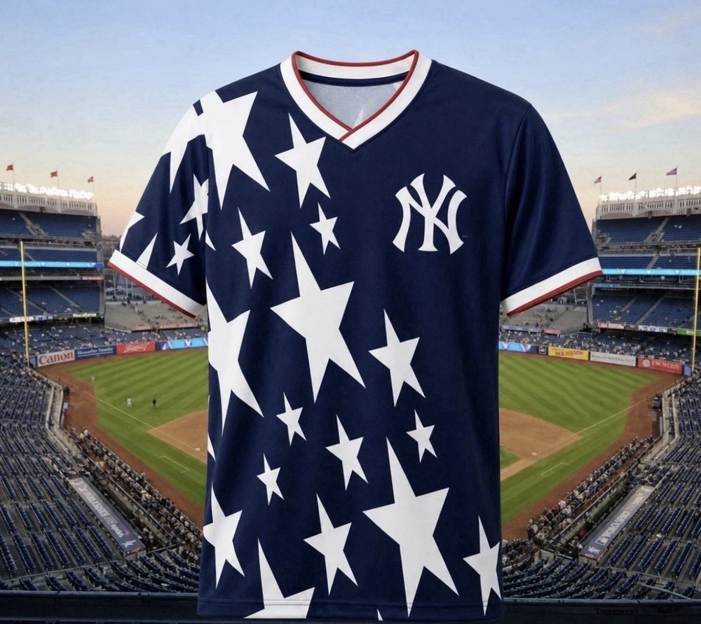 NY YANKEES SOCCER JERSEY SGA XL SHIRT 6/18/2026 USA 250th ANNIVERSARY