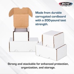 5x BCW 300ct Cardboard Boxes For Card Storage / Shipping Sports & TCG Cards