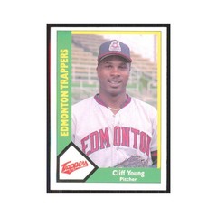 1990 CMC Minor League Cliff Young Edmonton Trappers #476