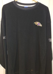 Reebok Baltimore Ravens Crewneck Sweatshirt Men’s 2XL(?) Fleece Ravens Logo NFL