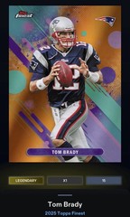 DIGITAL Topps NFL Collect – 2025 Topps Finest – Legendary /25 – Tom Brady