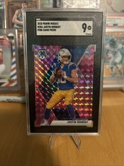 2020 Panini Mosaic – Rookies Justin Herbert #204 Camo Pink Mosaic Prizm (RC)