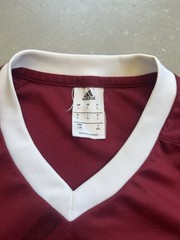 2015 Adidas Latvia National Team Football Home Soccer Jersey Kit Mens Size Large