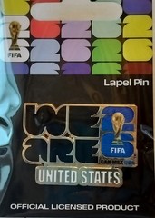 2026 FIFA World Cup Label Pin – WE ARE UNITED STATES – USA – Officially Licensed