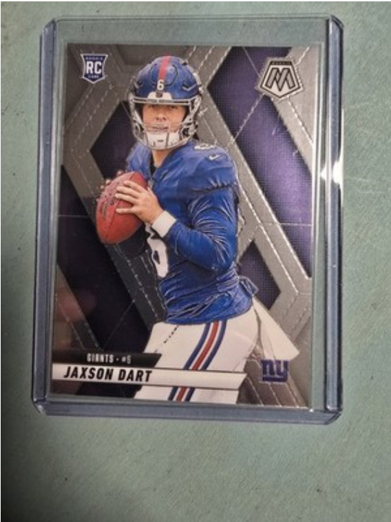 2025 Panini Mosaic – Rookies Jaxson Dart #362 Silver Prizm (RC)