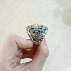 Customizable 2025 Fantasy Football Champion Gold Color Description Trophy Style