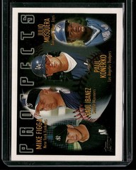 1996 Topps Mike Figga / Raul Ibanez / Paul Konerko / Julio Mosquera RC #432