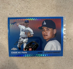 2025 Topps chrome platinum Chan Ho Park blue prism #232
