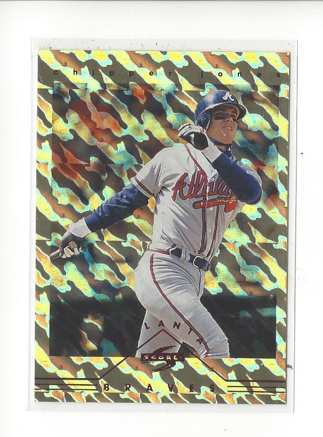 1997 Braves Score Premier (Club) #10 Chipper Jones Braves SSP!