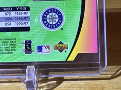 1998 Upper Deck KEN GRIFFEY JR RETROSPECTIVES DIE CUT insert Mariners