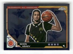 2025 Topps Chrome McDonalds All American Shon Abaev #39 East