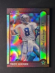 1999 Bowman Chrome Troy Aikman Refractor #66 Cowboys