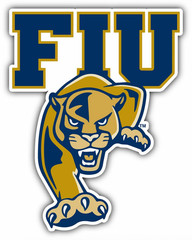Sticker – FIU Panthers – Die Cut Laminated Vinyl Decal