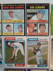1970’s Topps Baseball, 45 Cards- Stars & Hall Of Famers Only, EX to NM+