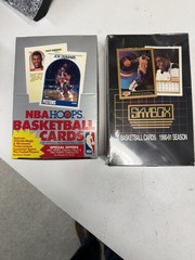 1989/90 NBA Hoops Series II & 1990/91 SkyBox Series I (1 Box of each)