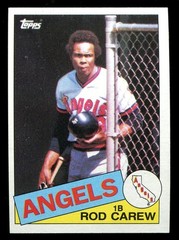1985 Topps #300 Rod Carew Wrong Back Frank Viola NM-MT *26603*