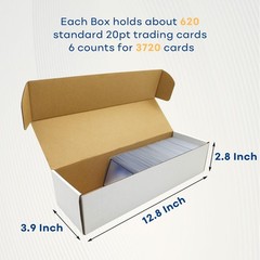 Cardboard Collector’s Box for TCG & Sports Cards – 6 Storage Boxes Included