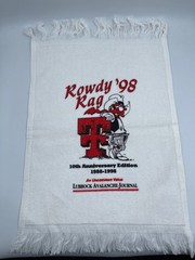 1998 Texas Tech Red Raiders 10th Anniversary Rowdy Rag TTU Football Dirk West