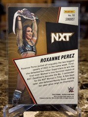 2023 Panini Revolution WWE Roxanne Perez /99 Sunburst Shockwave Insert #10