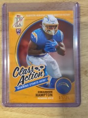 Omarion Hampton 🔥Class Action #/25🔥 Topps Signature Class 2025