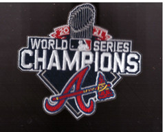 New 3 3/4 x 4″ Atlanta Braves 2021 Champions Iron on Patch Free Ship