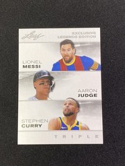 Lionel Messi Aaron Judge Steph Curry Leaf Exclusive Legends Edition 10 count lot