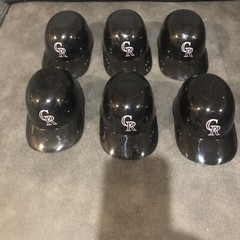Colorado Rockies MLB Rawlings Mini Ice Cream Snack Helmet Lot of 6 MLB Licensed