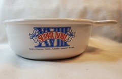 Super Bowl XVIII Tampa Stadium Corning Ware Bowl Jan. 1984