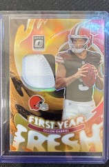 2025 Donruss Optic – First Year Fresh Dillon Gabriel Neon Orange Prizm 22/49