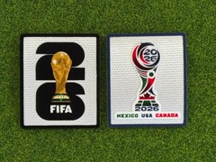 SET ‌2026 World Cup Flock Player Size Soccer Shirt Jersey Iron On Patch Badge