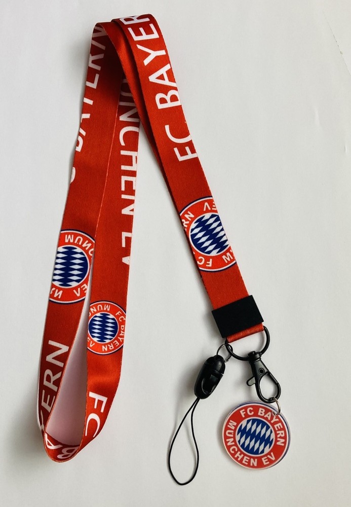 Bayern Munchen Football Soccer Lanyard ID Holder,Bayern Munchen Lanyard Keychain