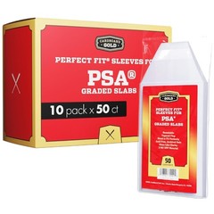 Crystal-Clear PSA Sleeve Collection – 500 Pack, Acid-Free
