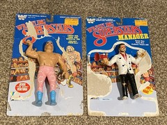 Collection of 17 Vintage 1980’s WWF Wrestling Action Figures Hulk Hogan Etc