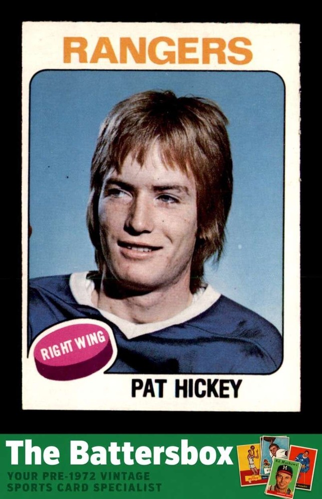 1975 O-Pee-Chee NHL #345 Pat Hickey EXMT/EXMT+ X3743640