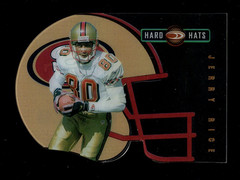 1999 DONRUSS HARD HATS #21 JERRY RICE 1379/3000 49ERS