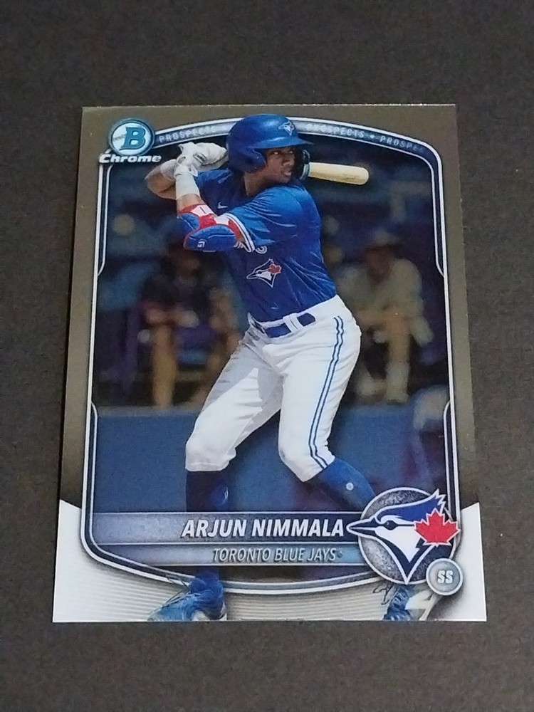 ARJUN NIMMALA 2025 Bowman Draft Baseball Chrome MLB Pre-Rookie Card #BDC35