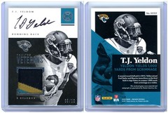 2016 Panini Encased T.J. Yeldon #VV-TJY #/10 Patch Auto Jaguars