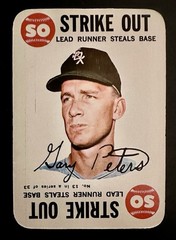 1968 Topps – Game Gary Peters #13 Chicago White Sox ungraded EX to NM