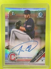 2019 Bowman Aaron Civale #CPA-AC Chrome Prospect Auto Refractor /499